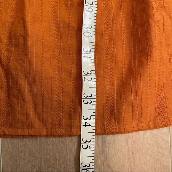 Cider Rust Orange Tiered Maxi Skirt - Picture 6 of 6